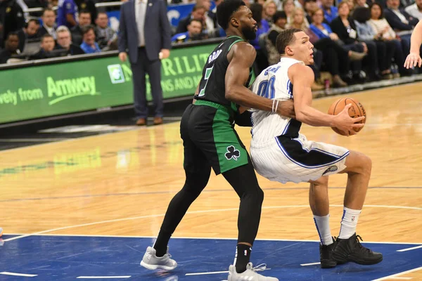 Orlando Magic Acoge Los Boston Celtics Amway Stadium Sábado Enero —  Fotos de Stock