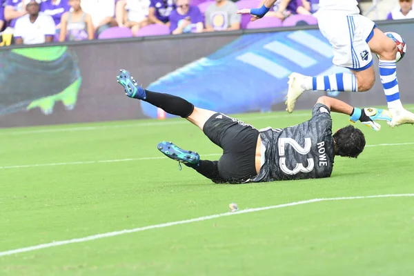 Orlando City Organiseert Montreal Impact Het Orlando City Stadium Orlando — Stockfoto