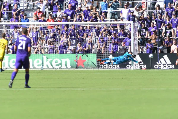 Orlando City Hostí Columbus Orlando City Stadium Října 2018 Orlando — Stock fotografie