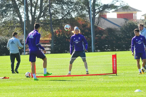 Orlando City Host Media Day Lake Sylvian Park Sanford Florida — Stock Photo, Image