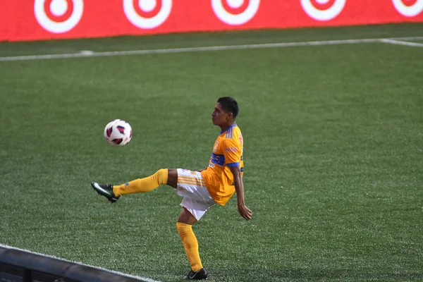 Atlanta United sunucusu Tigres & MLS Homegrown takımları 31 Temmuz 2018 'de Atlanta, Georgia' da düzenlenen MLS All Star haftasında.