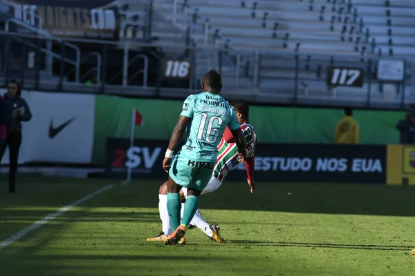 Fluminense, Florida Kupası 'nda 15 Ocak 2018' de Orlando Florida 'da oynanan Spektrum Stadyumu' nda Barcelona SC 'ye karşı..  