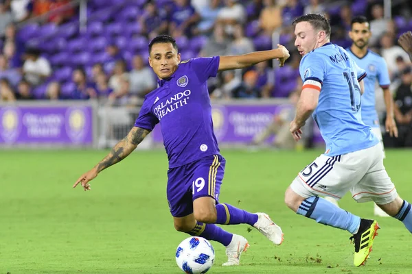 Orlando City 26 Temmuz 2018 'de Florida Exploria Stadyumu' nda NYC FC 'ye ev sahipliği yaptı. Fotoğraf: Marty Jean-Louis