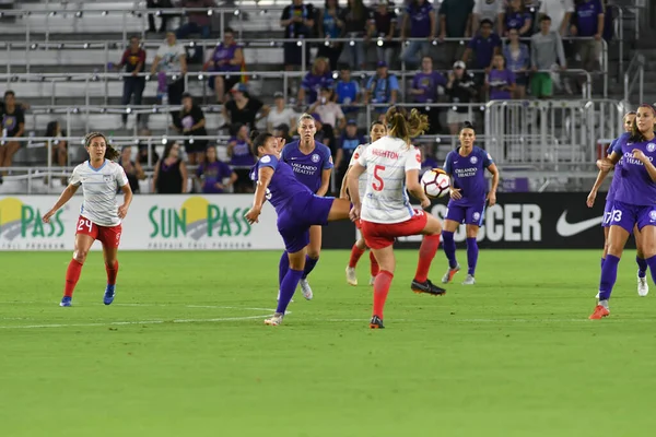 Orland Pride Ospita Chicago Red Stars All Exploria Stadium Agosto — Foto Stock