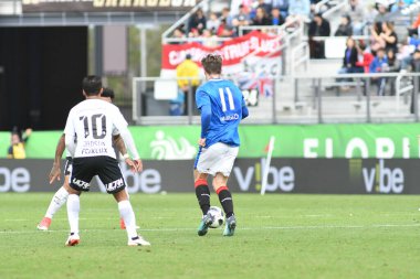 13 Ocak 2018 'de Orlando Florida' daki Spektrum Stadyumu 'nda düzenlenen Florida Kupası' nda Korucular Corinthianlara karşı..