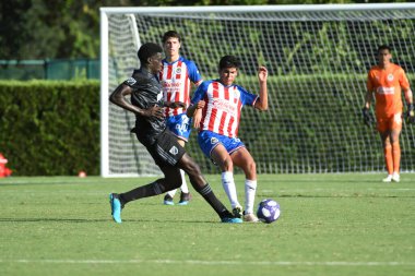30 Temmuz 2019 'da Orlando Florida' daki Disney 'in Vahşi Spor Dünyası' nda düzenlenen MLS Allstar Haftası sırasında MLS Homegrown oyunu.