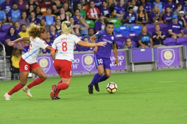 Orland Pride, 25 Ağustos 2018 'de Orlando Florida' daki Exploria Stadyumu 'nda Chicago Red Stars' a ev sahipliği yapıyor..  