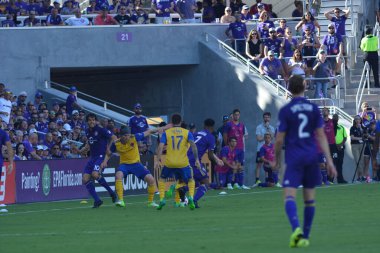 Orlando City 29 Nisan 2017 'de Orlando, Florida' daki Orlando City Stadyumu 'nda Colorado Rapids' e ev sahipliği yaptı.) 
