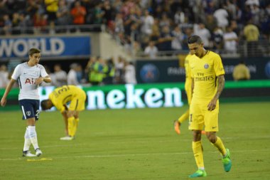 Paris Saint-Germain, Tottenham Hotspur 'a karşı 22 Temmuz 2017' de Orlando Florida 'daki Citrus Bowl' da.   
