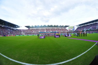Orlando City, 5 Mart 2017 'de Orlando City Stadyumu' nda NYC FC 'ye ev sahipliği yaptı..  