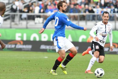 13 Ocak 2018 'de Orlando Florida' daki Spektrum Stadyumu 'nda düzenlenen Florida Kupası' nda Korucular Corinthianlara karşı..