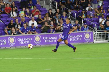 Orland Pride, 25 Ağustos 2018 'de Orlando Florida' daki Exploria Stadyumu 'nda Chicago Red Stars' a ev sahipliği yapıyor..  