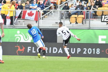 13 Ocak 2018 'de Orlando Florida' daki Spektrum Stadyumu 'nda düzenlenen Florida Kupası' nda Korucular Corinthianlara karşı..