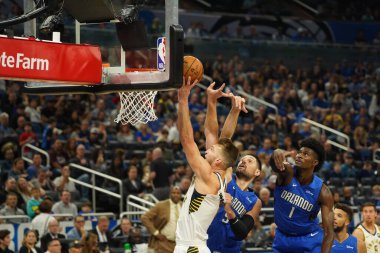 Orlando Magic 10 Kasım 2019 'da Indiana Pacers' ı Amway Center 'da ağırlıyor. Fotoğraf: Marty Jean-Louis