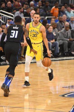 Orlando Magic, 28 Şubat 2019 Perşembe günü Orlando Florida 'daki Amway Center' da Golden State Warriors 'a ev sahipliği yaptı.. 