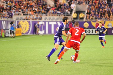 Orlando City SC, 8 Mayıs 2015 'te Florida' daki Kamp Dünyası Stadyumu 'nda Los Angeles Galaksisi' ne ev sahipliği yaptı.. 