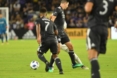 Orlando City 21 Nisan 2018 'de Orlando Florida' daki Exploria Stadyumu 'nda San Jose depremlerine ev sahipliği yaptı..  