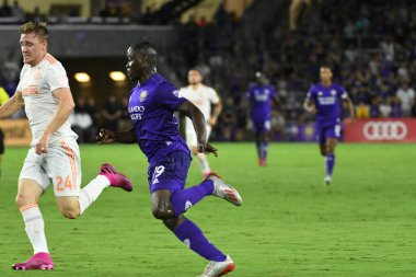 Orlando City, 23 Ağustos 2019 Cuma günü Florida, Orlando 'daki Exploria Stadyumu' nda Atlanta United 'a ev sahipliği yaptı.