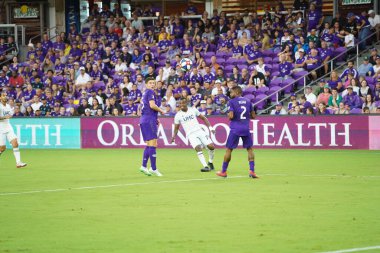 Orlando City SC, 19 Haziran 2019 Çarşamba günü Orlando 'daki Exploria Stadyumu' nda düzenlenen ABD Açık Kupası sırasında New England Devrimi 'ne ev sahipliği yaptı. 