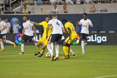 Paris Saint-Germain, Tottenham Hotspur 'a karşı 22 Temmuz 2017' de Orlando Florida 'daki Citrus Bowl' da.   