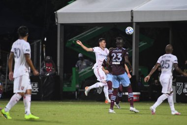Real Salt Lake, 12 Temmuz 2020 'de Orlando Florida' da düzenlenen MLS Sırt Turnuvası sırasında Colorado Rapids ile karşı karşıya.