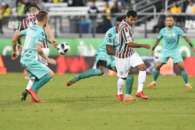 Fluminense, Florida Kupası 'nda 15 Ocak 2018' de Orlando Florida 'da oynanan Spektrum Stadyumu' nda Barcelona SC 'ye karşı..