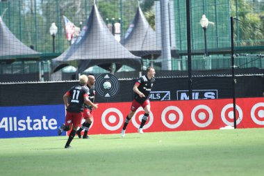 Toronto FC, 13 Temmuz 2020 tarihinde Orlando Florida 'daki ESPN Wild World of Sports' ta düzenlenen MLS Back Tournament sırasında D.C. United ile karşılaştı. Fotoğraf: Marty Jean-Louis