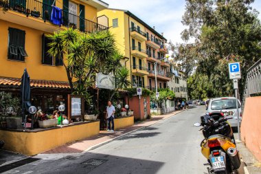 16 Mayıs 2014 'te Güzel Ventimiglia Şehri. 