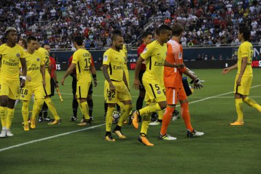 Paris Saint-Germain, Tottenham Hotspur 'a karşı 22 Temmuz 2017' de Orlando Florida 'daki Citrus Bowl' da.   