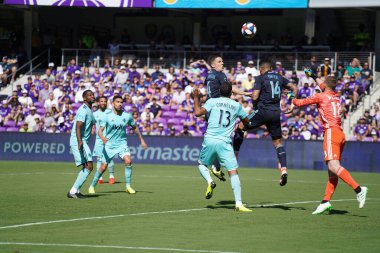 Orlando City SC 20 Nisan 2019 'da Orlando City Stadyumu' nda Vancouver Whitecaps 'a ev sahipliği yapıyor..  