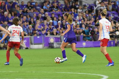 Orland Pride, 25 Ağustos 2018 'de Orlando Florida' daki Exploria Stadyumu 'nda Chicago Red Stars' a ev sahipliği yapıyor..