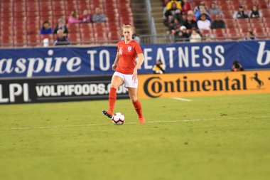 Japonya, İngiltere 'ye karşı Raymond James Stadyumu' nda 5 Mart 2019 'da Tampa Florida' da.  