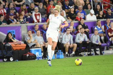 5 Mart 2020 'de Orlando Florida' daki Exploria Stadyumu 'nda düzenlenen 2020 SheBelieves Kupası' nda ABD - İngiltere Karşılaşması 