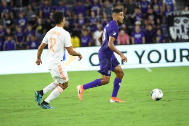 Orlando City SC, 6 Ağustos Salı günü Orlando Florida 'daki Exploria Stadyumu' nda oynanan ABD Kupası sırasında Atlanta United FC 'ye ev sahipliği yaptı..