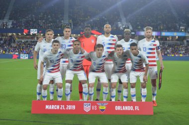 ABD Erkekler Milli Takımı 21 Mart 2019 'da Orlando City Stadyumu' nda Ekvador Milli Takımı 'na ev sahipliği yaptı.. 