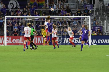 Orland Pride, 25 Ağustos 2018 'de Orlando Florida' daki Exploria Stadyumu 'nda Chicago Red Stars' a ev sahipliği yapıyor..  