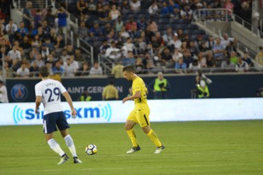 Paris Saint-Germain, Tottenham Hotspur 'a karşı 22 Temmuz 2017' de Orlando Florida 'daki Citrus Bowl' da.   
