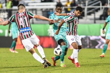 Fluminense, Florida Kupası 'nda 15 Ocak 2018' de Orlando Florida 'da oynanan Spektrum Stadyumu' nda Barcelona SC 'ye karşı..