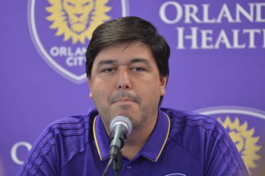 Orlando City SC, Dom Dwyer 'ı tanıtmak için bir basın toplantısı düzenledi..  