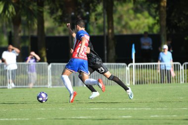 30 Temmuz 2019 'da Orlando Florida' daki Disney 'in Vahşi Spor Dünyası' nda düzenlenen MLS Allstar Haftası sırasında MLS Homegrown oyunu.