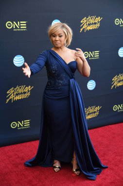 24 Mart 2018 Cumartesi günü Las Vegas 'taki Orleans Resort' ta düzenlenen 33. Yıldız Ödülleri Kırmızı Halı sırasında ünlüler.