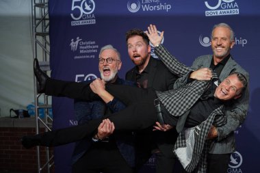 15 Ekim 2019 'da Nashville, Tennessee' deki Linbscome Üniversitesi 'nde verilen 50. GMA Dove Ödülleri sırasında kırmızı halı. 