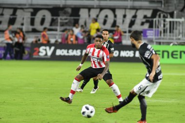 Korintliler, 10 Ocak 2018 'de Orlando City Stadyumu' nda düzenlenen Florida Kupası 'nda PSV Eindhoven' a karşı.