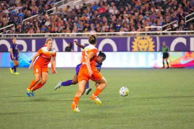 Orlando Pride sunucusu Houston Dash 23 Haziran 2016 'da Orlando Florida' daki Dünya Kampı Stadyumu 'nda..
