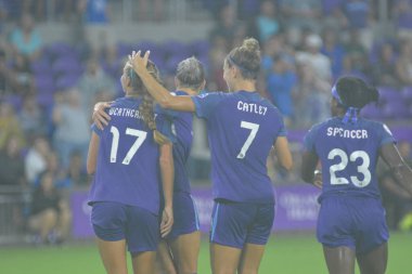 Orlando Pride 12 Ağustos 2017 'de Orlando City Stadyumu' nda New Jersey Sky Blue FC 'ye ev sahipliği yapmaktadır..  