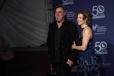 15 Ekim 2019 'da Nashville, Tennessee' deki Linbscome Üniversitesi 'nde verilen 50. GMA Dove Ödülleri sırasında kırmızı halı. 