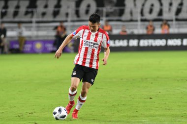 Korintliler, 10 Ocak 2018 'de Orlando City Stadyumu' nda düzenlenen Florida Kupası 'nda PSV Eindhoven' a karşı..  