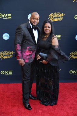 24 Mart 2018 Cumartesi günü Las Vegas 'taki Orleans Resort' ta düzenlenen 33. Yıldız Ödülleri Kırmızı Halı sırasında ünlüler.