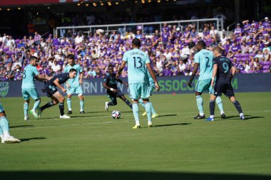Orlando City SC 20 Nisan 2019 'da Orlando City Stadyumu' nda Vancouver Whitecaps 'a ev sahipliği yapıyor. Fotoğraf: Marty Jean-Louis