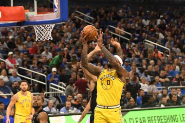 Orlando Magic, 28 Şubat 2019 Perşembe günü Orlando Florida 'daki Amway Center' da Golden State Warriors 'a ev sahipliği yaptı.. 